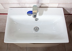 Бриклаер Мебель для ванной Брайтон 60 глиняный серый – фотография-7